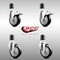 Service Caster 4 Inch 316SS Black Poly Swivel 1-7/8 Inch Expanding Stem Caster Lock Brake, 2PK SS316TTLEX20S414-PPUB-BLK-2-S-2-178 - alternate 1